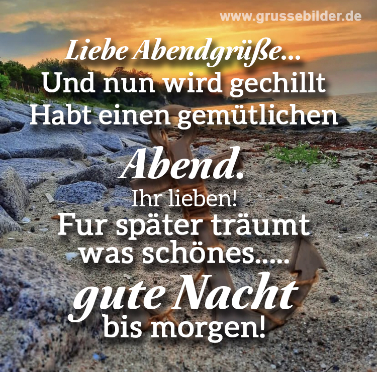 119+ ᐅ Kostenlose Abendgrüße für WhatsApp [AKTUALISIERT] Grüße Bilder