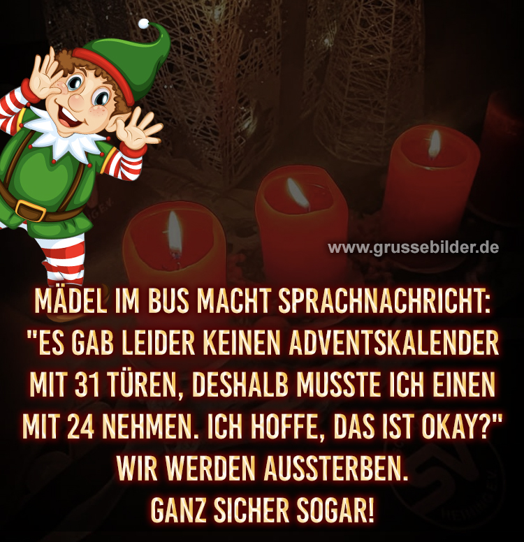 Lustige und Fröhliche 3. Advent Bilder Perfekte WhatsApp Grüße für
