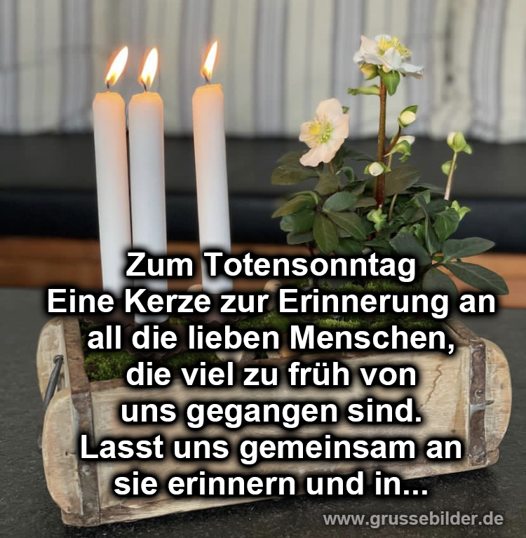 ᐅ Totensonntag Bilder Grüße Bilder