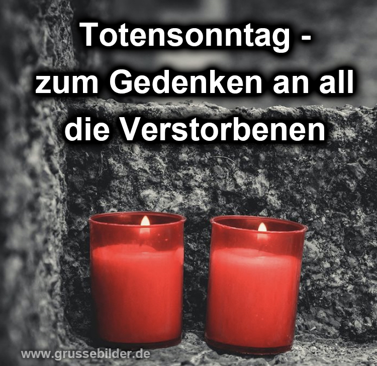 ᐅ Totensonntag Bilder Grüße Bilder