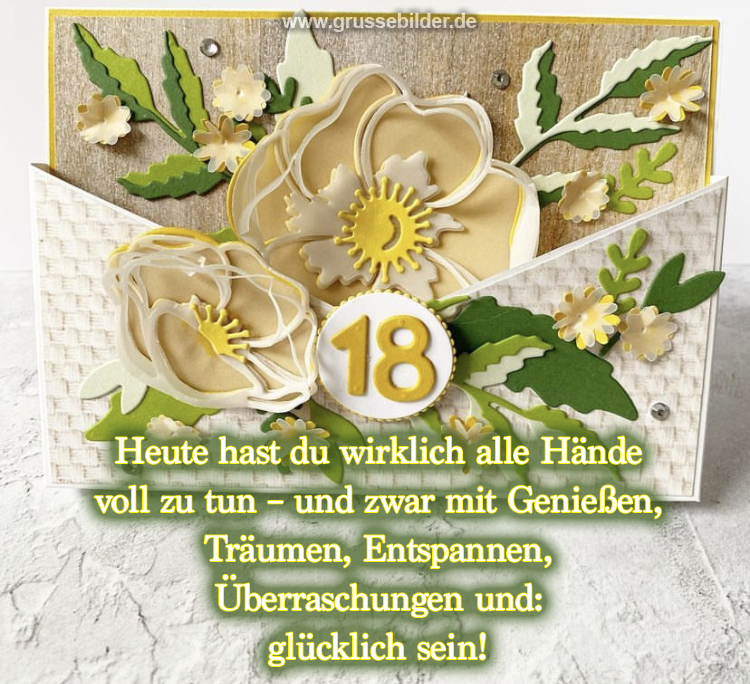 ᐅ 18. Geburtstag bilder Grüße Bilder