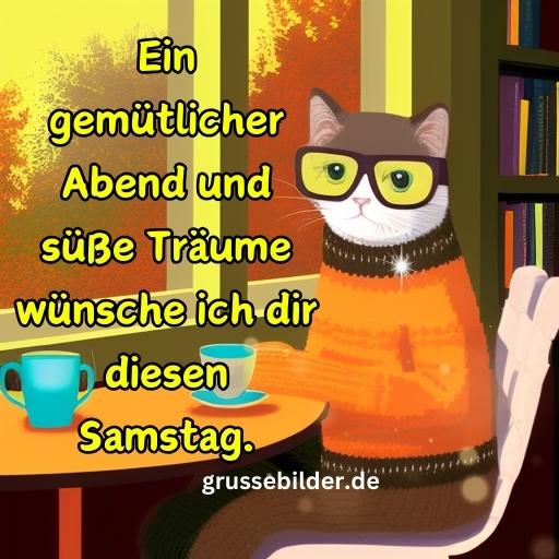 Gemütliche Samstagabend-Grüße: Perfekte Bilder für einen Entspannten ...