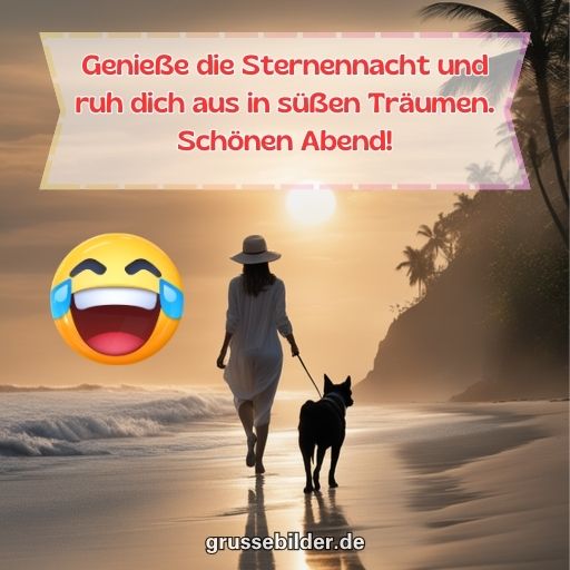 50+ ★ 😹 Lustig Schönen Abend und gute Nacht Bilder 🌝 Grüße Bilder