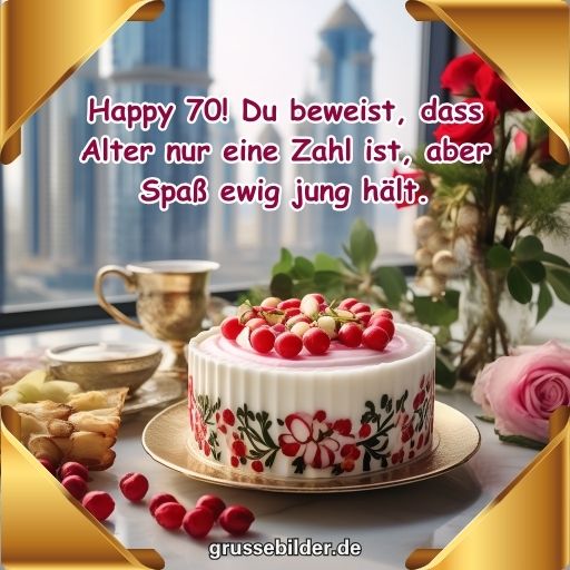 ᐅ 70. Geburtstag Lustige Bilder Grüße Bilder